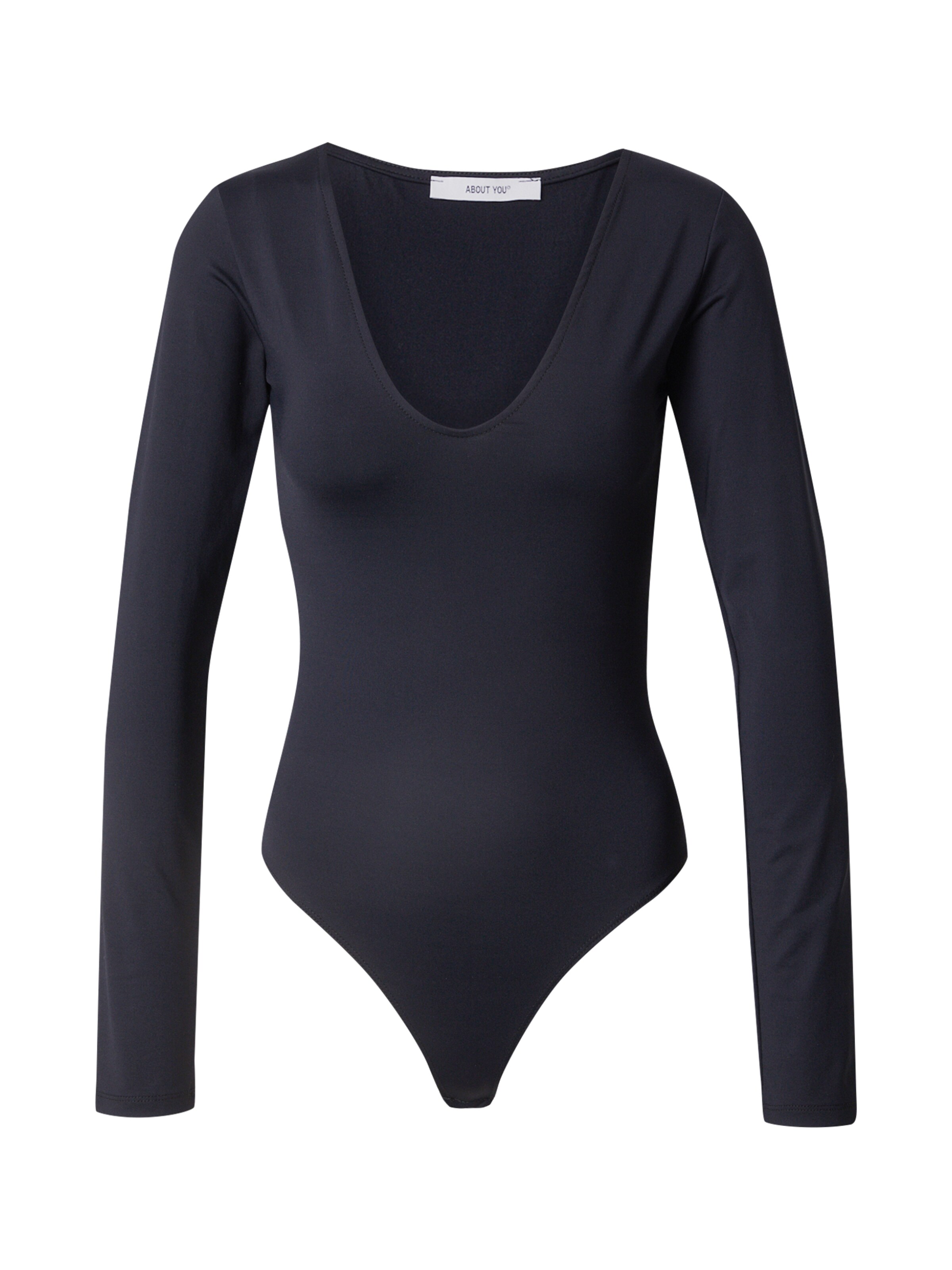 ABOUT YOU Κορμάκι-μπλουζάκι 'Dakota' σε μαύρο: μπροστά