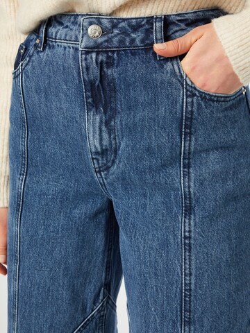 NA-KD Wide leg Jeans in Blue