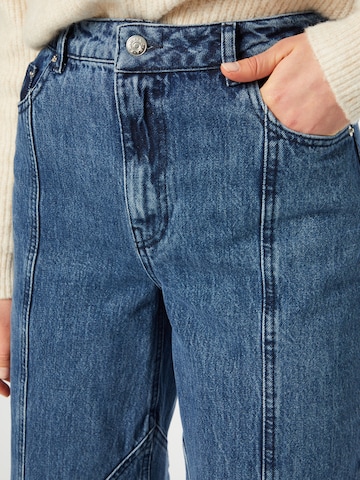 NA-KD Wide Leg Jeans i blå