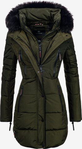 Manteau d’hiver 'Moonshine' MARIKOO en vert : devant