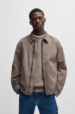 BOSS Orange Between-Season Jacket in Beige: front