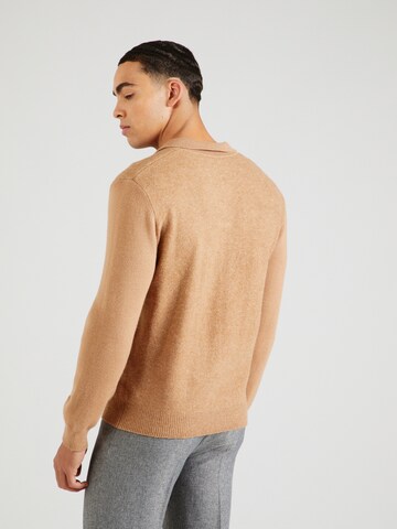 Guido Maria Kretschmer Men Pullover 'Vincenzo' i beige: tilbage