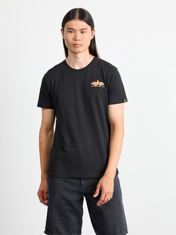 ALPHA INDUSTRIES T-Shirt in Schwarz