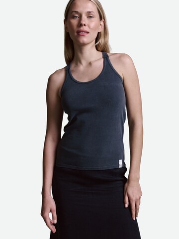 Cotton Candy Top in Zwart: voorkant