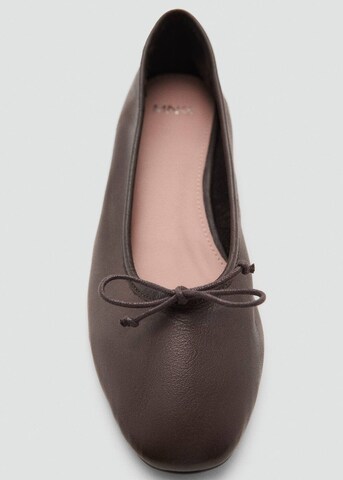 MANGO Ballet Flats 'Baila' in Brown