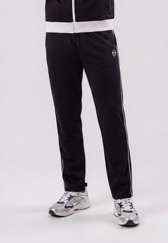 Sergio Tacchini Loosefit Broek 'Ghibli' in Zwart: voorkant