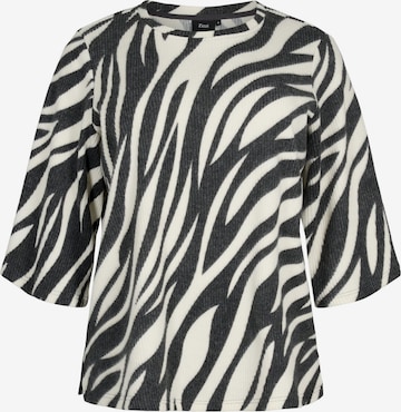 Zizzi Shirt in Zwart: voorkant