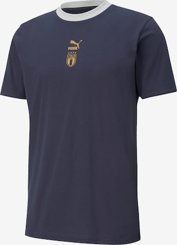 T-Shirt fonctionnel 'Italien FIGC' PUMA en bleu : devant