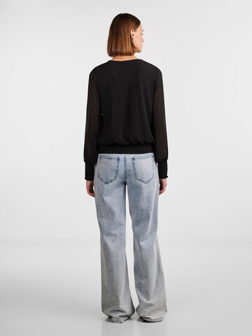 PIECES Bluse 'STEPHANIE' in Schwarz