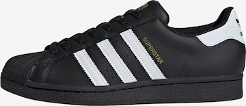 ADIDAS ORIGINALS Σνίκερ χαμηλό ' Superstar' σε μαύρο: μπροστά