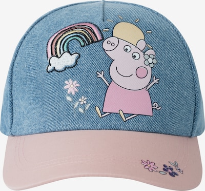 NAME IT Sombrero 'Ardi Peppagig' en azul denim / amarillo claro / rosa / blanco, Vista del producto