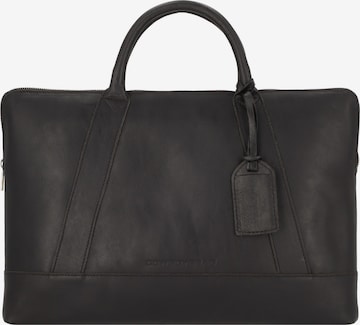 Cowboysbag Laptoptasche 'Frederick' in Schwarz: predná strana