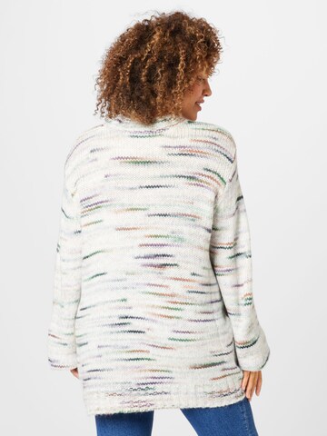 Fransa Curve Sweter 'SOFIE' w kolorze biały