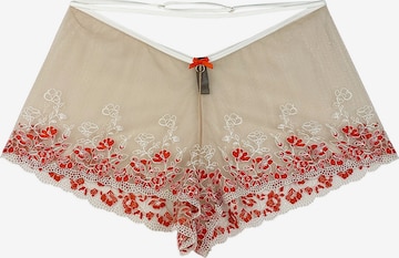 La Muel Lingerie Pyjamabroek 'bride carnelian french knickers' in Oranje: voorkant