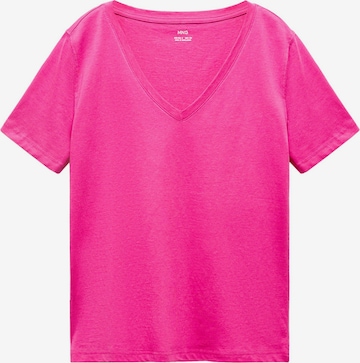MANGO Koszulka 'CHALAPI' w kolorze różowy: przód