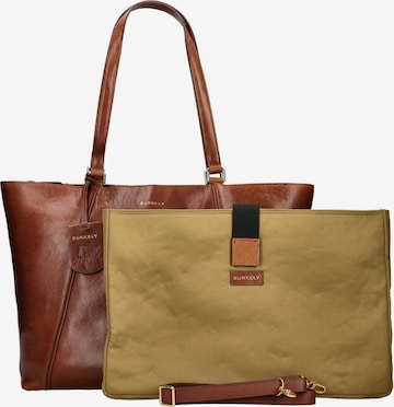 Cabas Burkely en marron : devant
