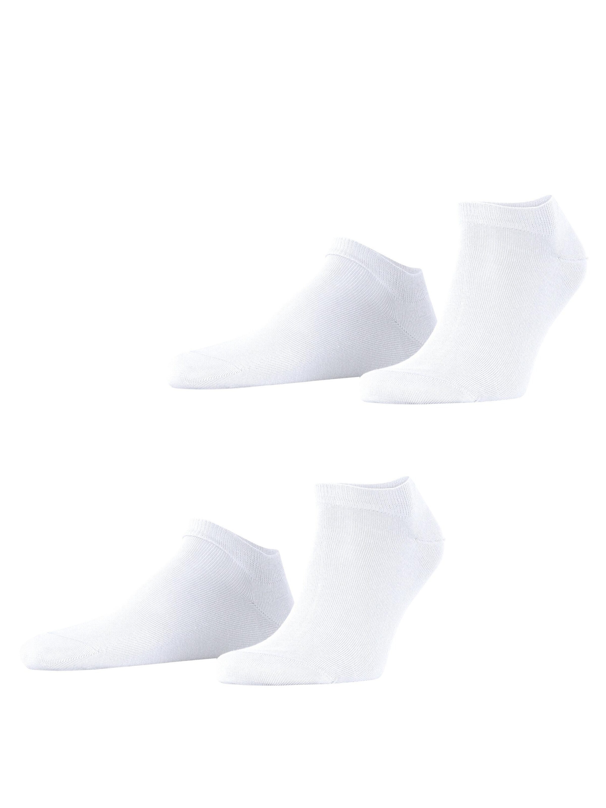 ESPRIT Ankle Socks 'Basic Uni 2-Pack' in White: front