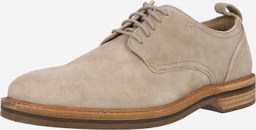 CLARKS Nauhakengät 'Aldwin' värissä harmaa: etupuoli