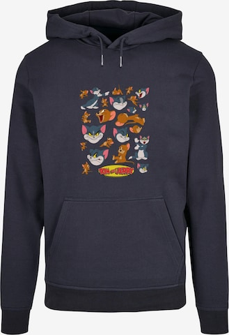 ABSOLUTE CULT Sweatshirt 'Tom and Jerry - Many Faces' in Blue: front