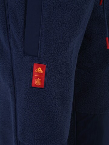 ADIDAS SPORTSWEAR Zúžený Sportovní kalhoty 'Spain Lifestyler Fleece' – modrá