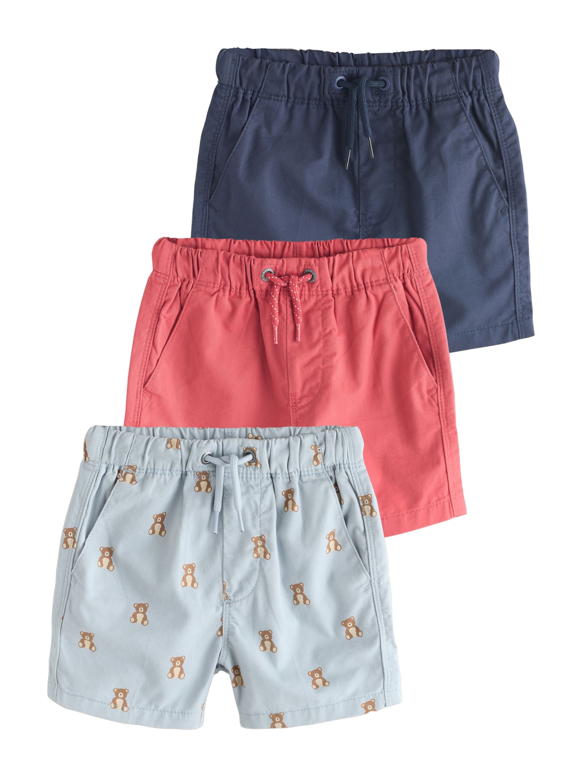 Next Shorts in Blau: Vorderseite