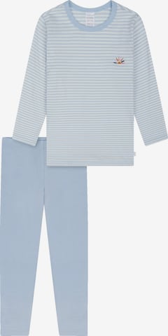 SCHIESSER Pajamas 'Nightwear' in Blue: front