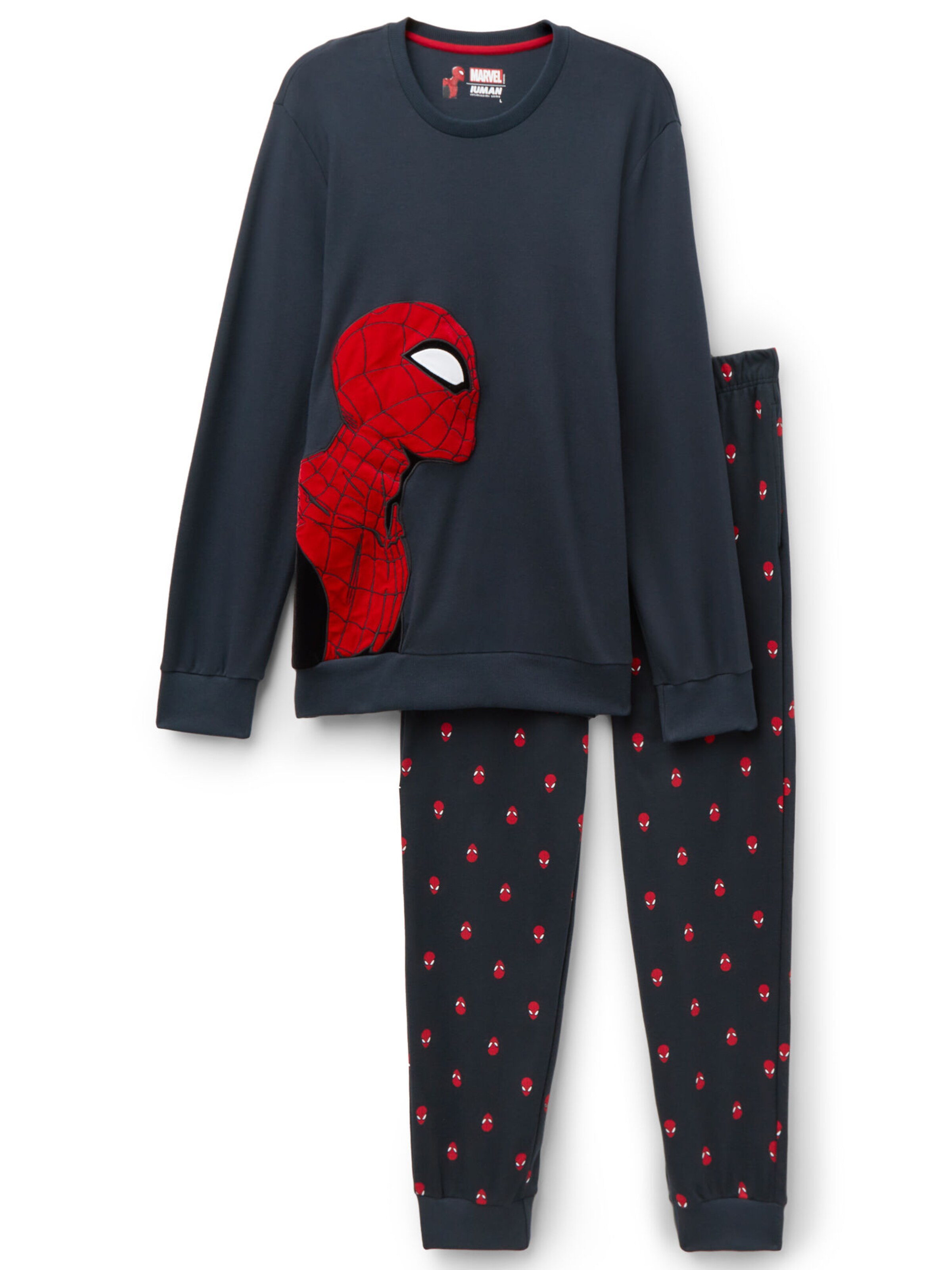 IUMAN Intimissimi Uomo Pyjama in Blau: Vorderseite