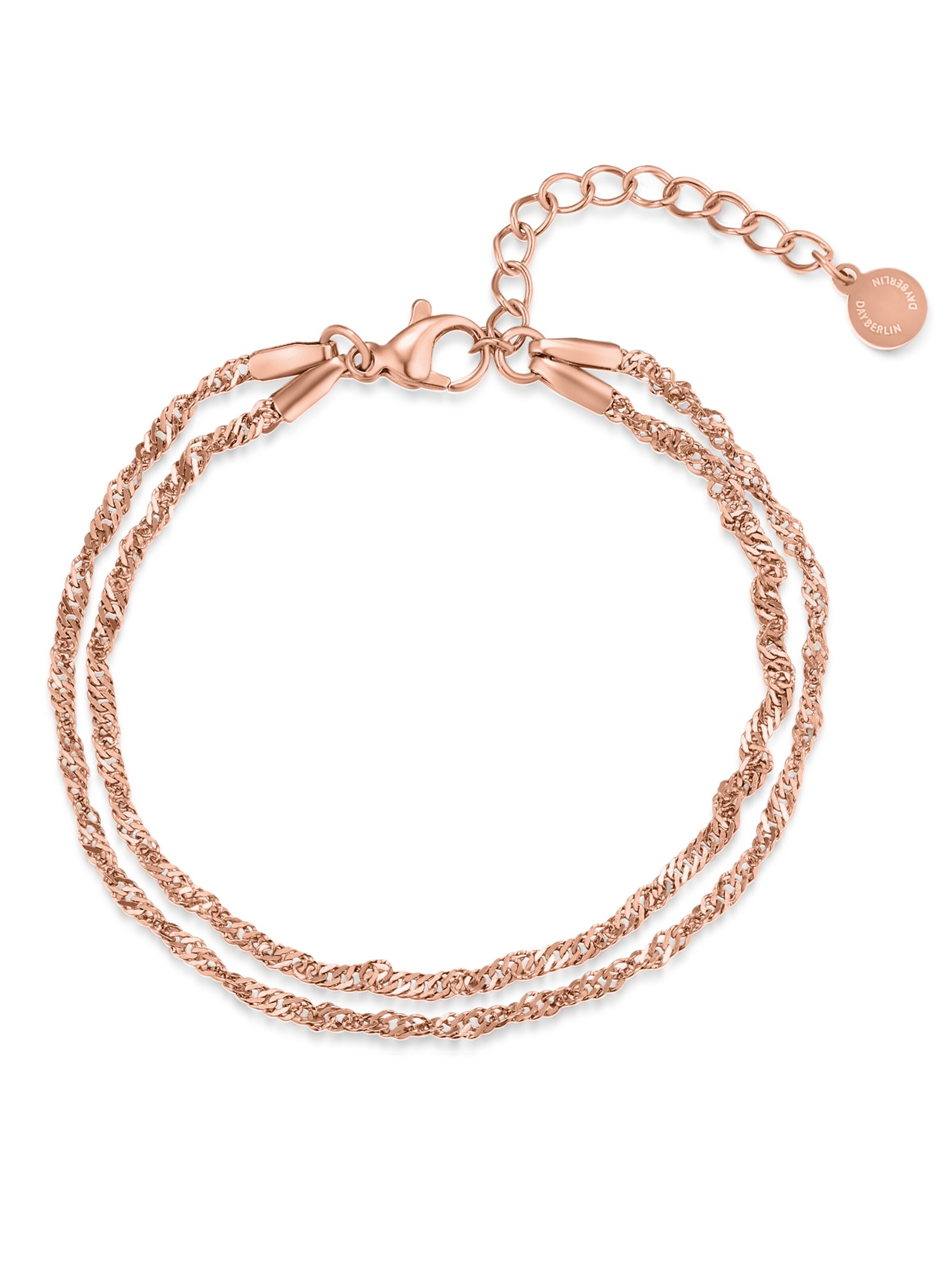 day berlin Armband 'Twist'‌‌‌‌‌‌‌ in Gold: Vorderseite