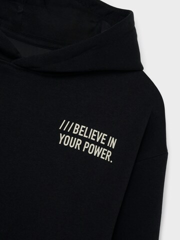 Sweat 'NKMOSVILD' NAME IT en noir