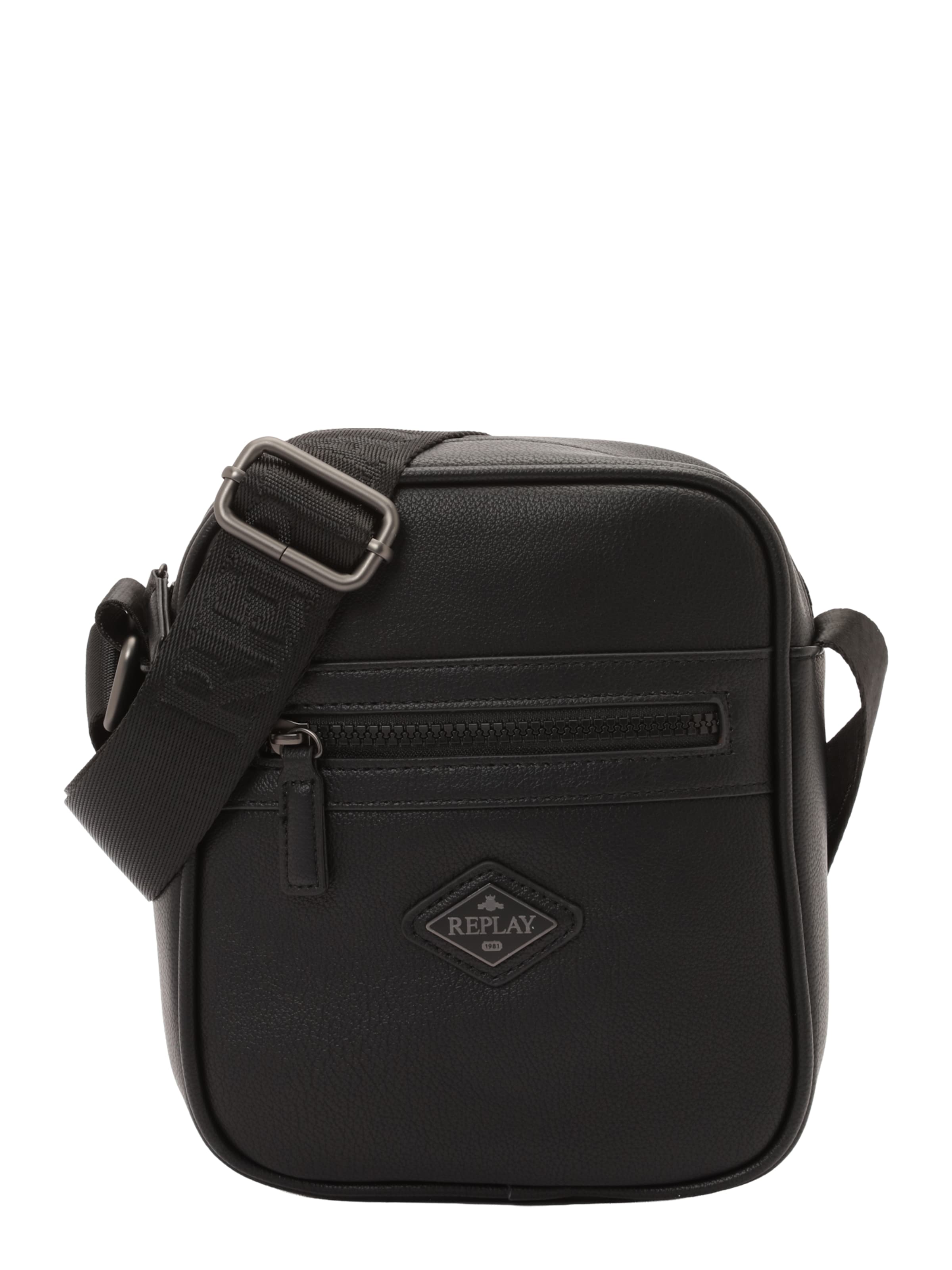 Borsa a tracolla di REPLAY in nero: frontale