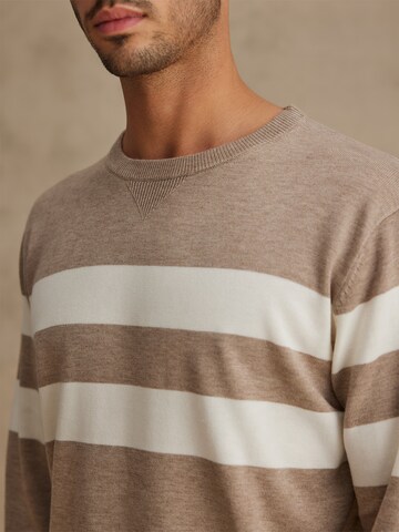 DAN FOX APPAREL Pullover 'Ludwig' i beige