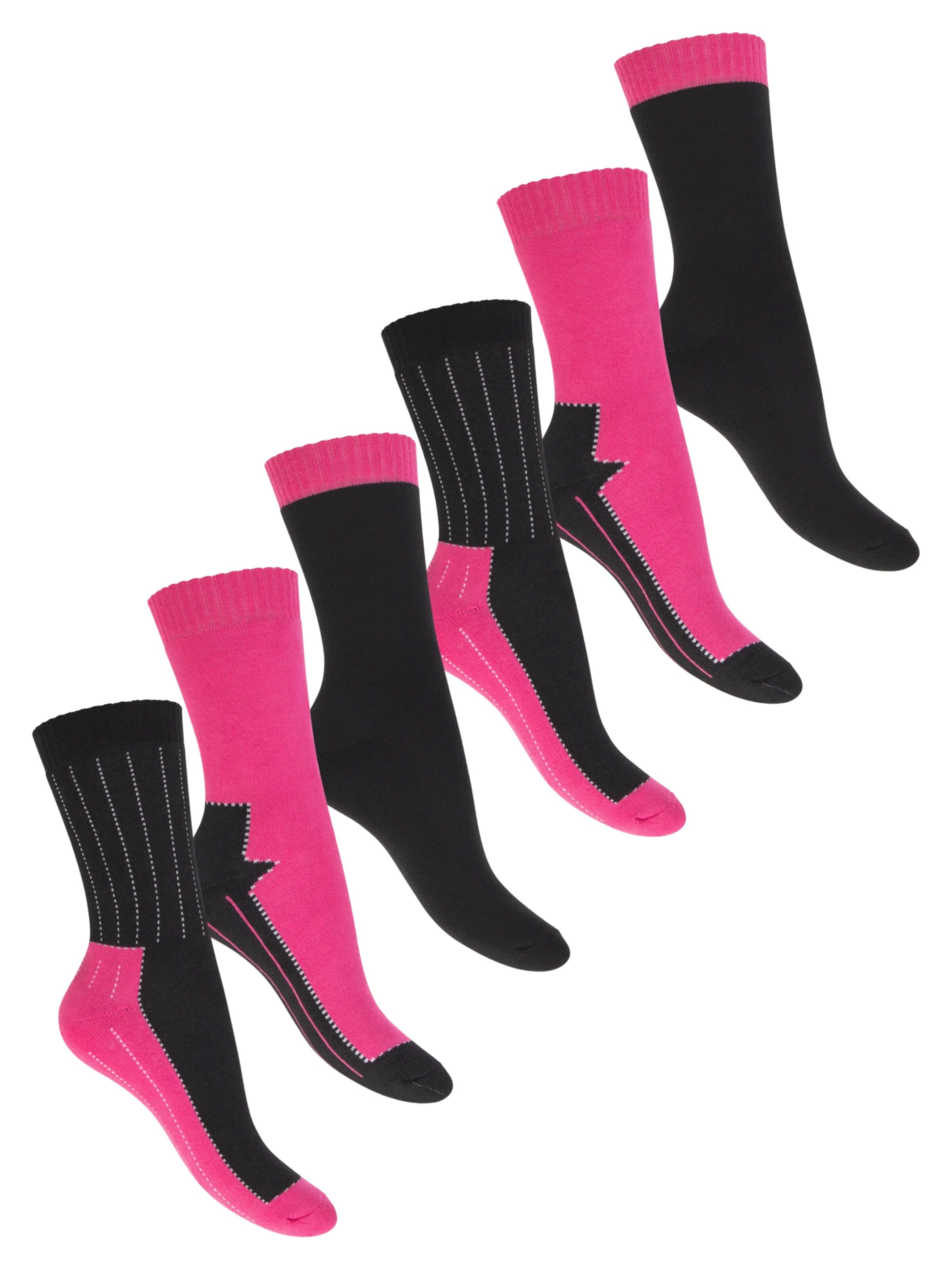 footstar Athletic Socks 'Winter Comfort' in Pink: front