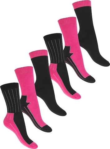 footstar Athletic Socks 'Winter Comfort' in Pink: front