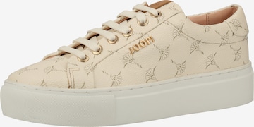 Baskets basses JOOP! en beige : devant