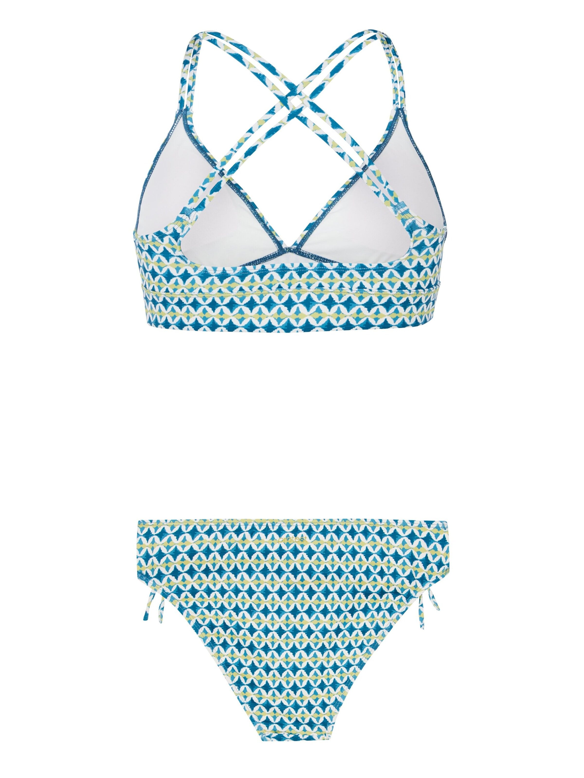 PROTEST Triangle Bikini 'PRTSplash' in Blue