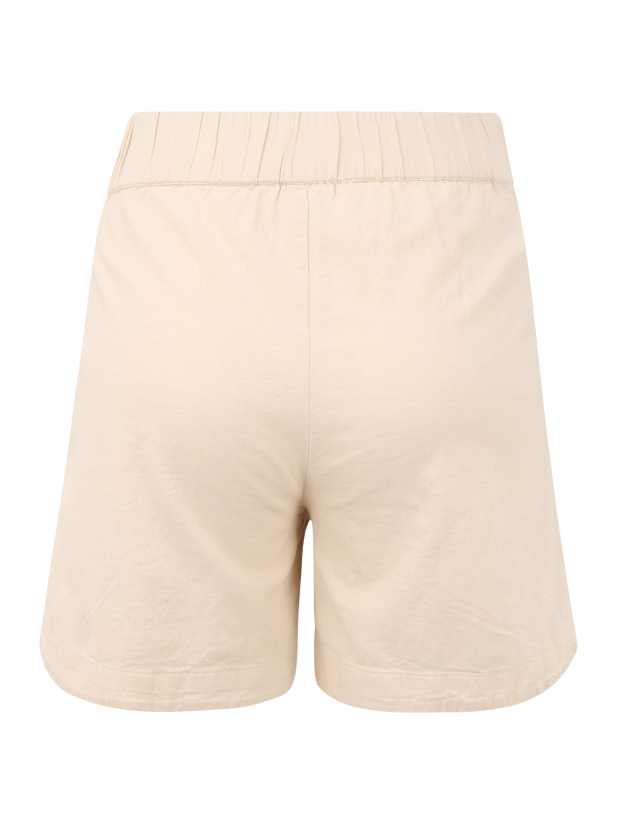 Selected Femme Petite Обычный Брюки со складками 'Cecilie' в Бежевый