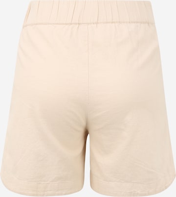 Selected Femme Petite Regular Pleat-Front Pants 'Cecilie' in Beige
