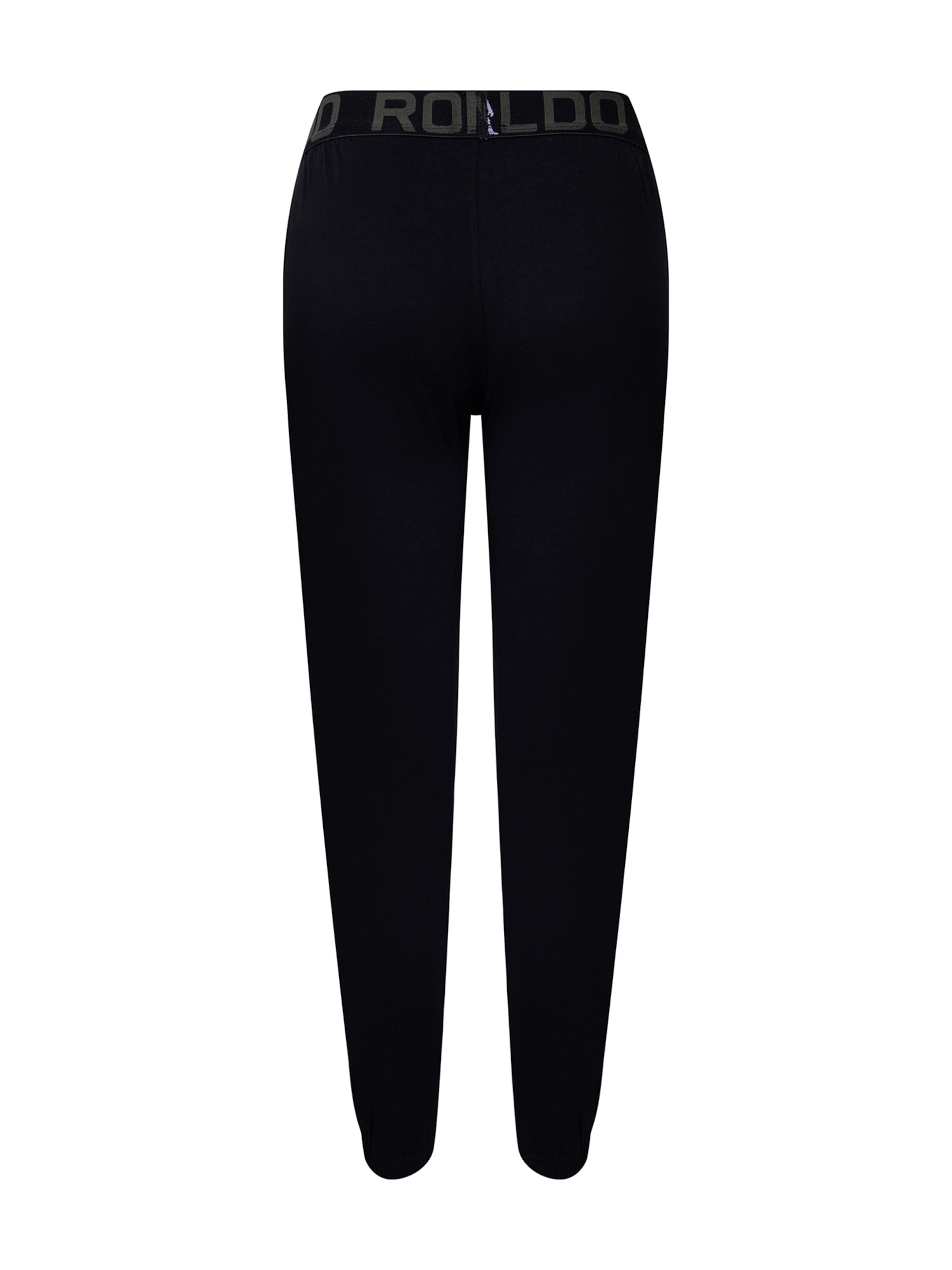 CR7 - Cristiano Ronaldo - Pijama ' Boys BASIC Long ' en negro