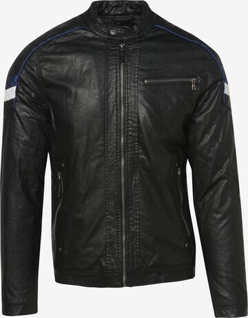 KOROSHI Between-season jacket in Black: front