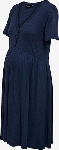 Only Maternity Jurk 'CAMONI' in Blauw: voorkant