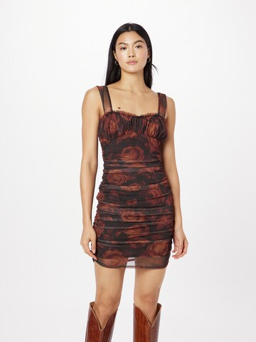 Nasty Gal Dress in Orange: front