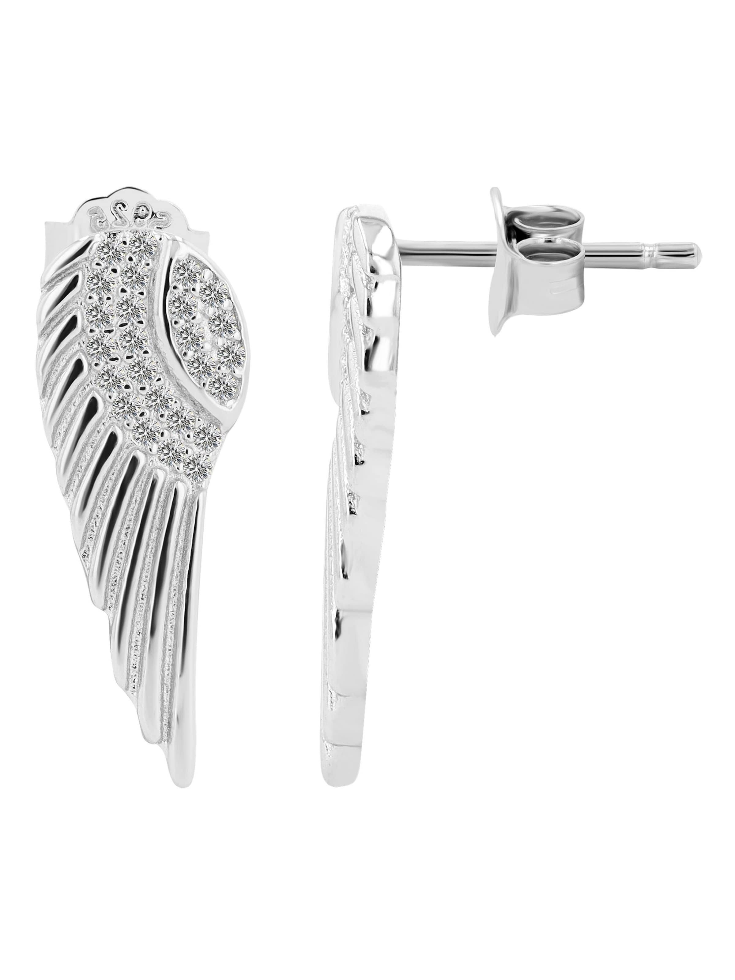 Akzent Earrings 'Anien, 925 Sterlingsilber, langlebig' in Silver