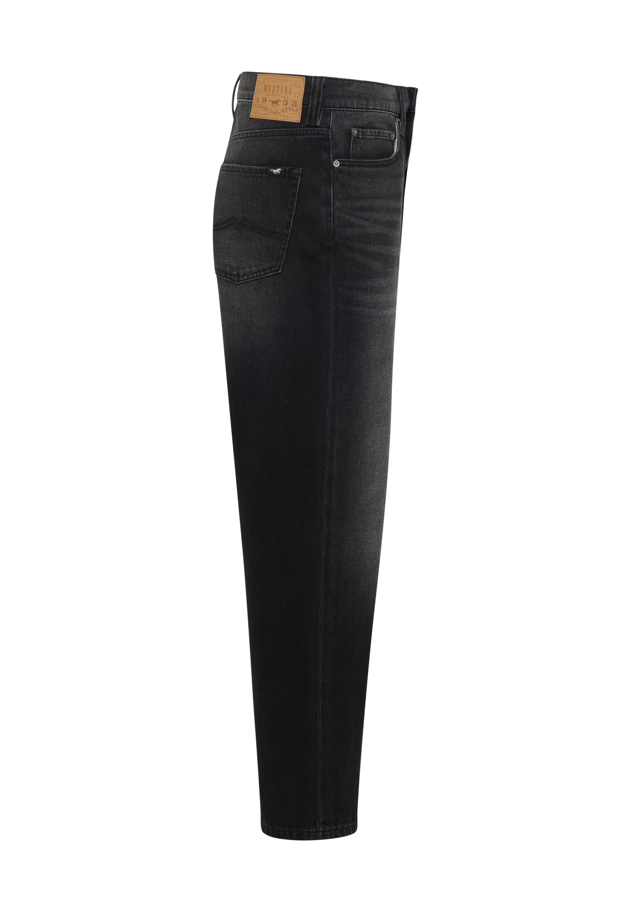 MUSTANG Loosefit Jeans in Schwarz