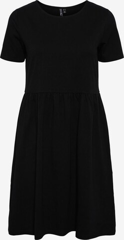 PIECES Dress in Black: front