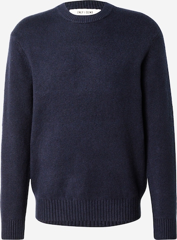 Only & Sons Pulover 'ONSJAMES' | modra barva: sprednja stran