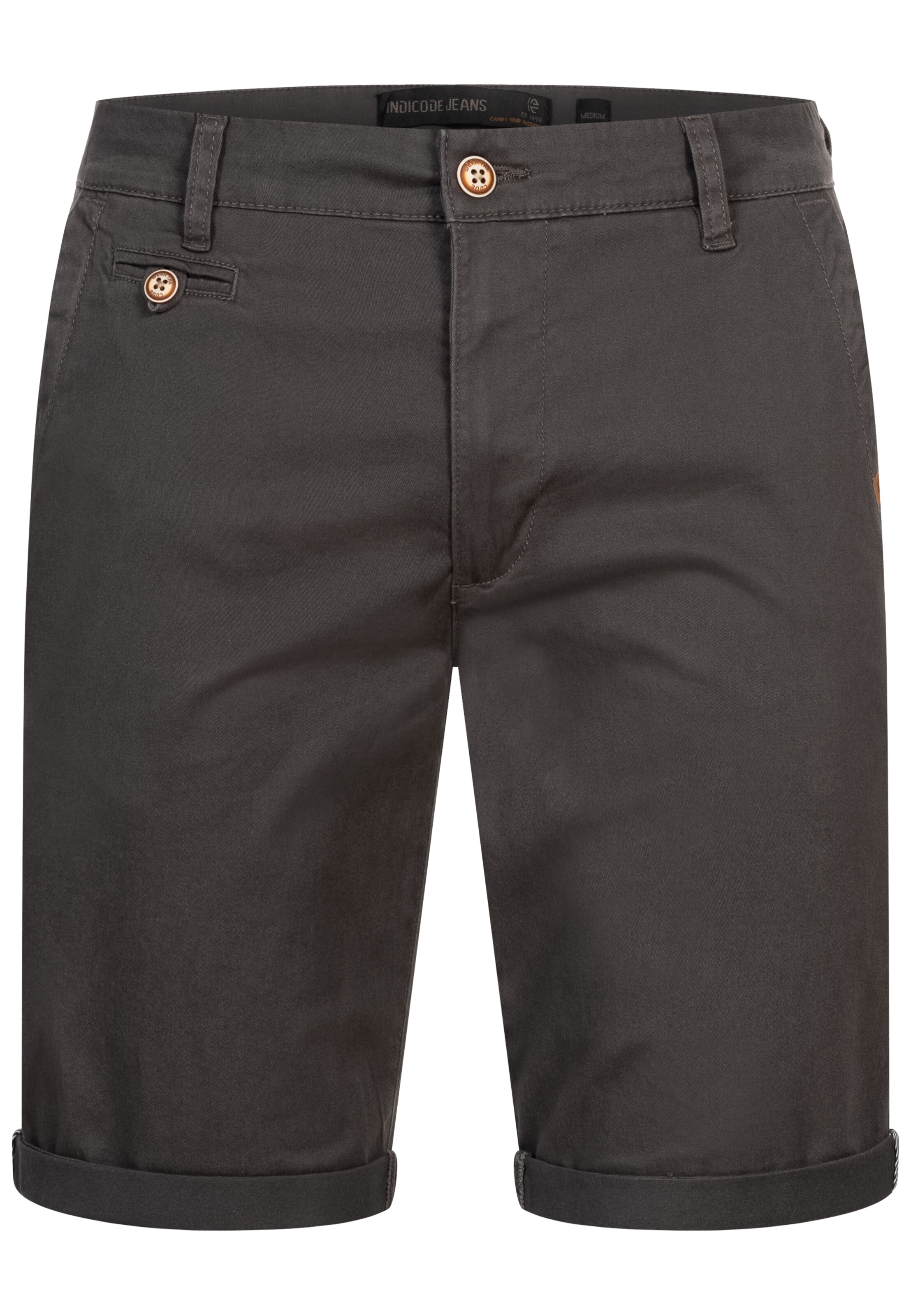 INDICODE JEANS Trousers 'Cuba' in Grey: front
