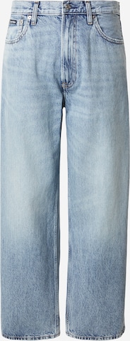 Calvin Klein Jeans - Folgado Calças de ganga em azul: frente