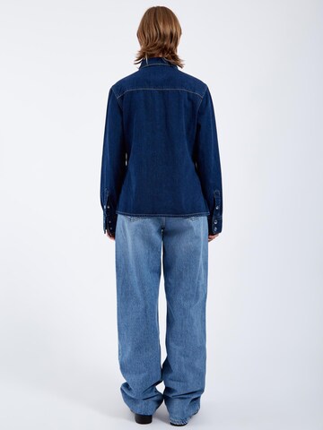 Dr. Denim Blouse 'Sukie' in Blue