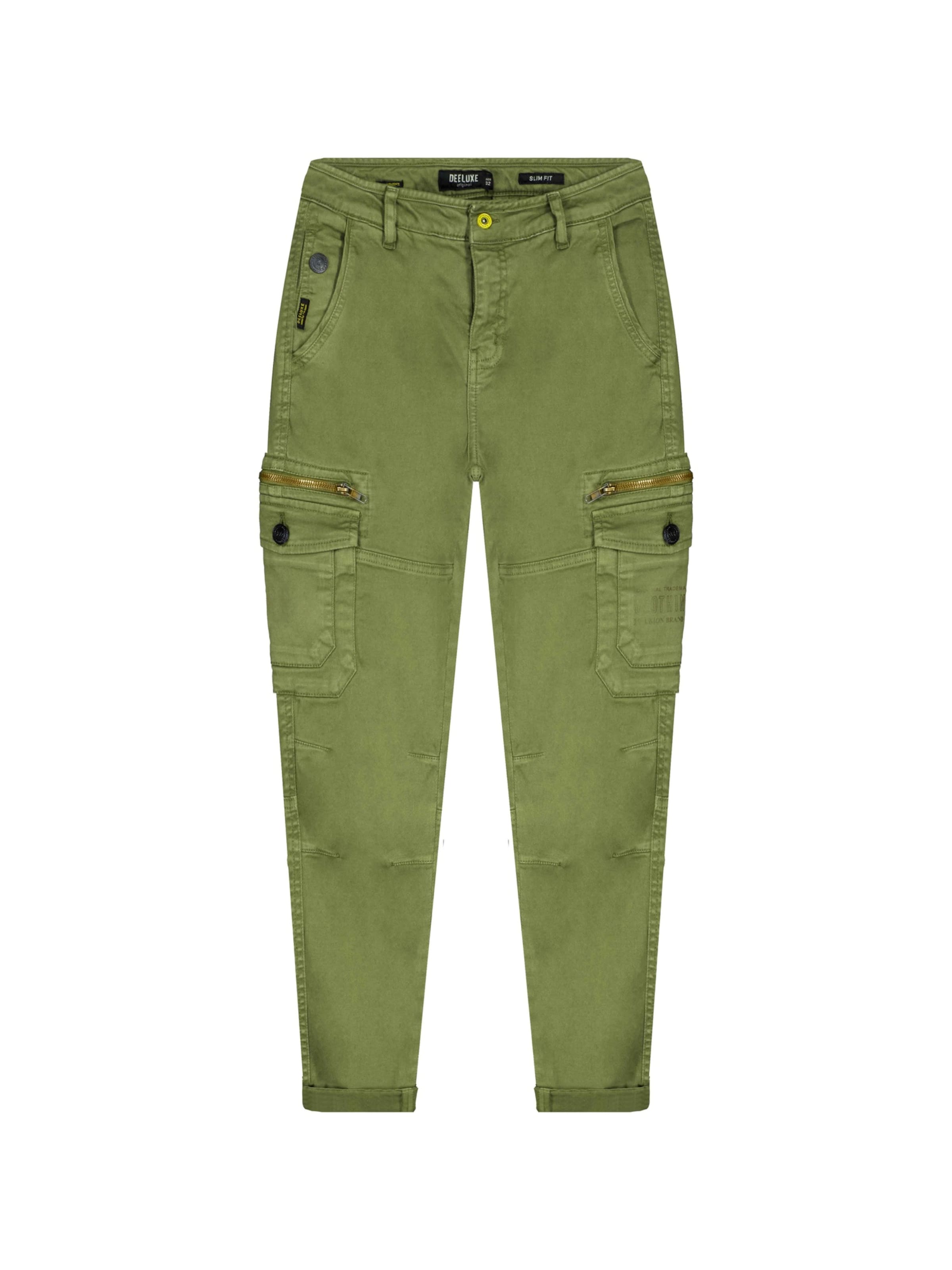 Deeluxe Cargo Pants 'Danakil' in Green: front
