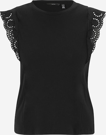 Vero Moda Petite Shirt 'VMHOLLYN' in Zwart: voorkant